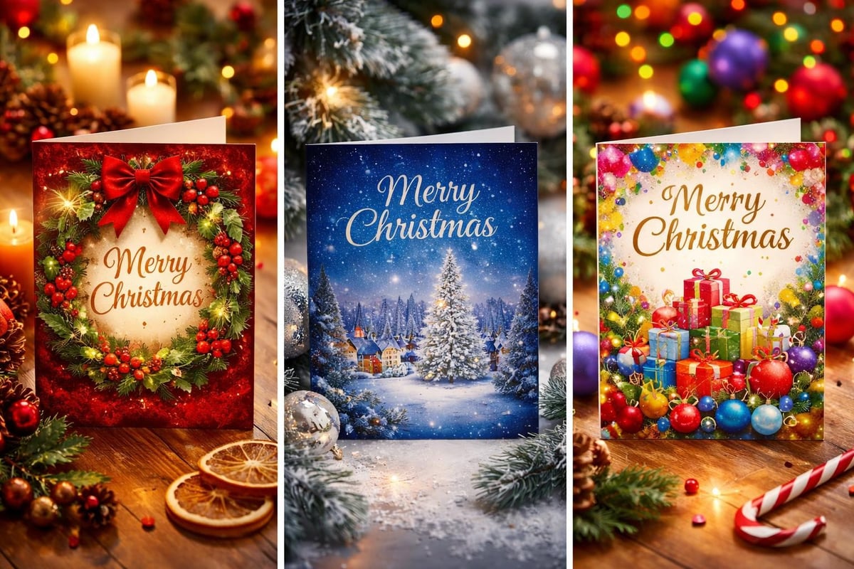 Colour psychology in Christmas cards