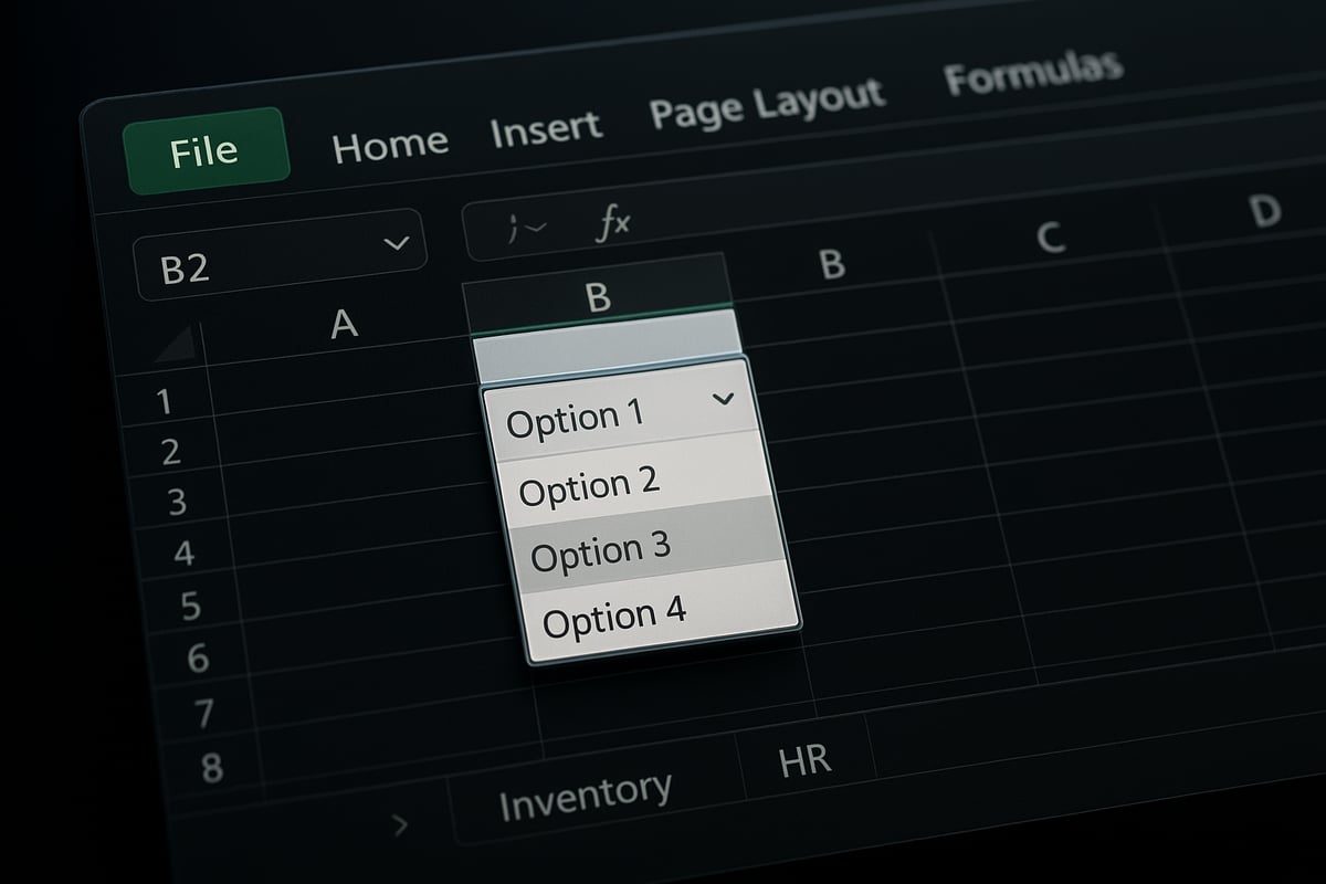 Understanding Drop Lists in Excel: Fundamentals and Benefits