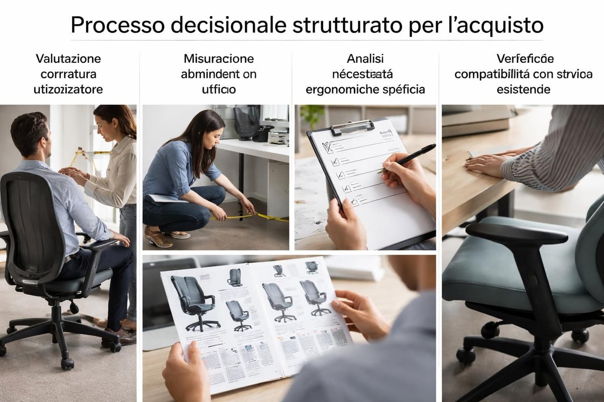 Criteri selezione poltrona ufficio