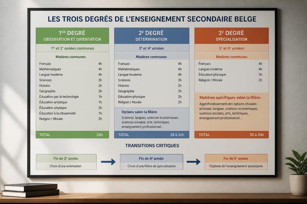 Défis de l'enseignement secondaire belge