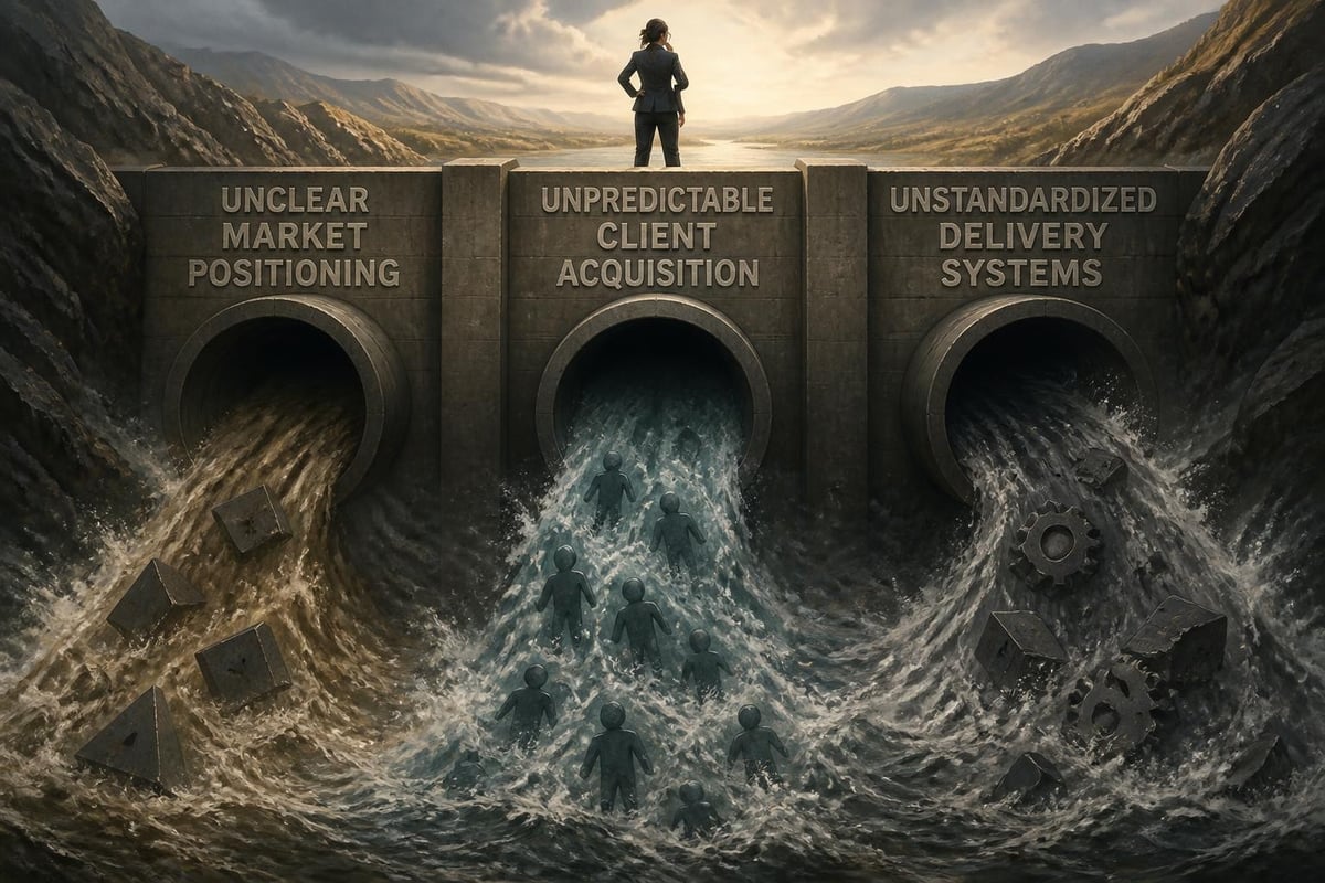 Founder bottlenecks in coaching businesses