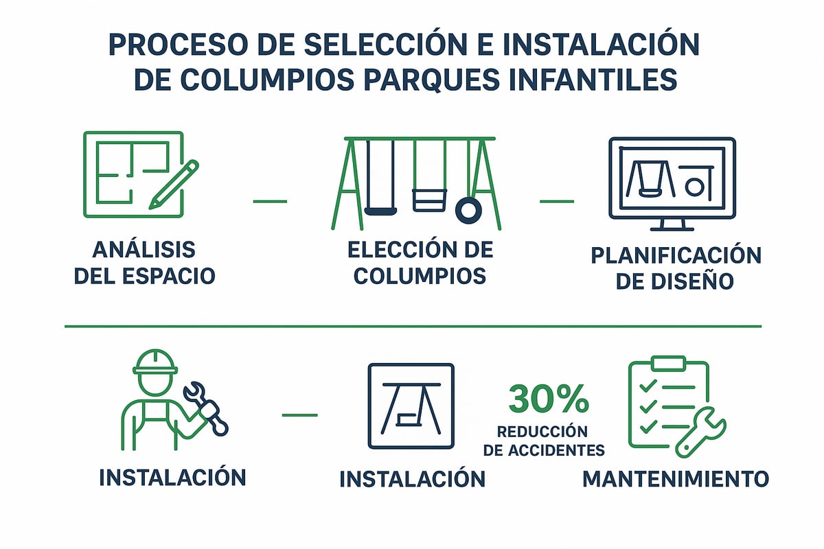 Proceso de Selección e Instalación de Columpios en Parques Infantiles