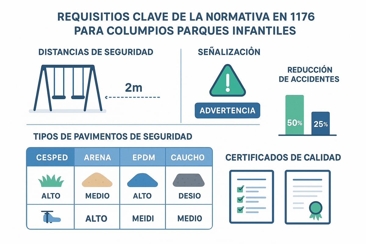 Normativa, Seguridad y Certificación en Columpios para Parques Infantiles