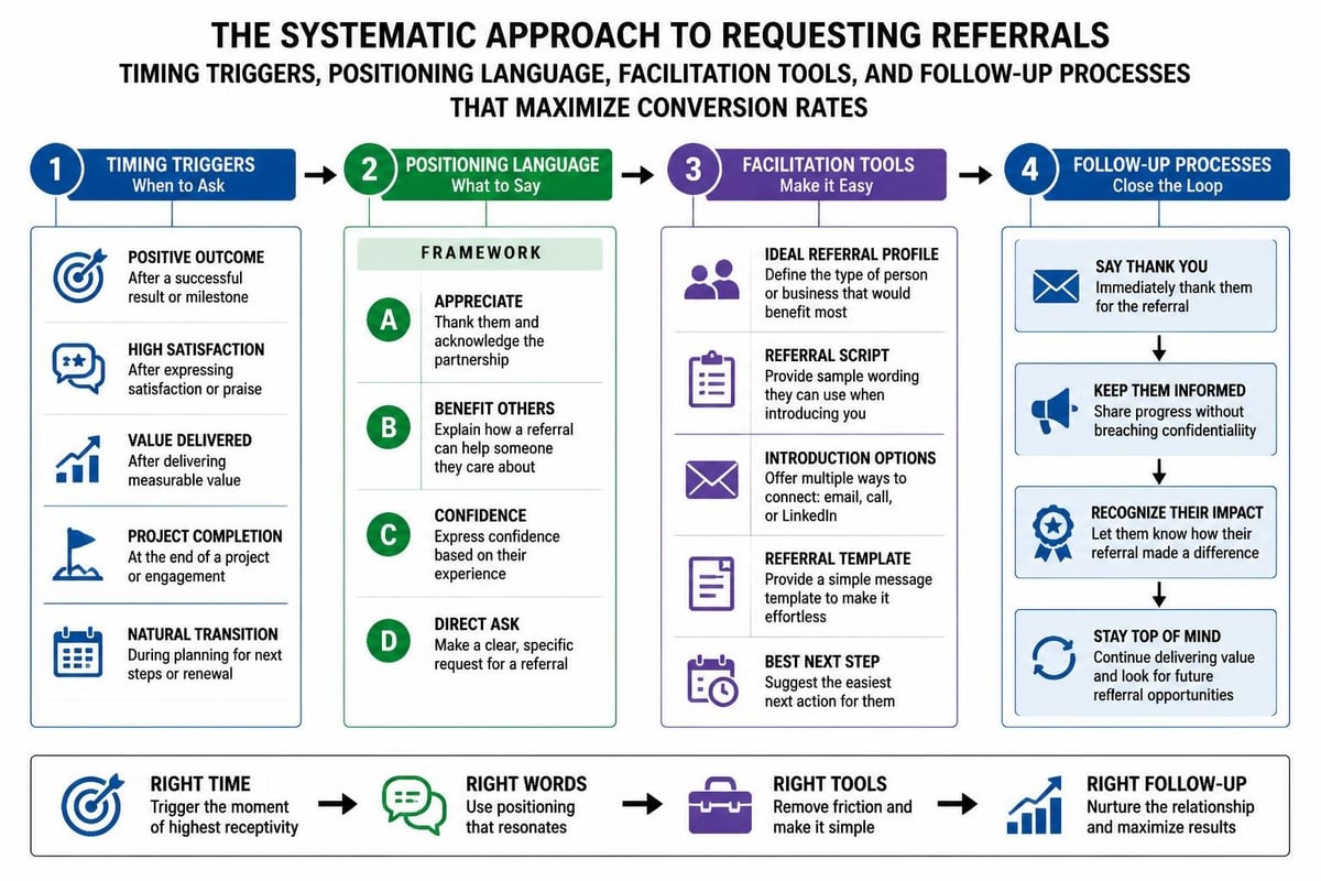 Referral asking framework