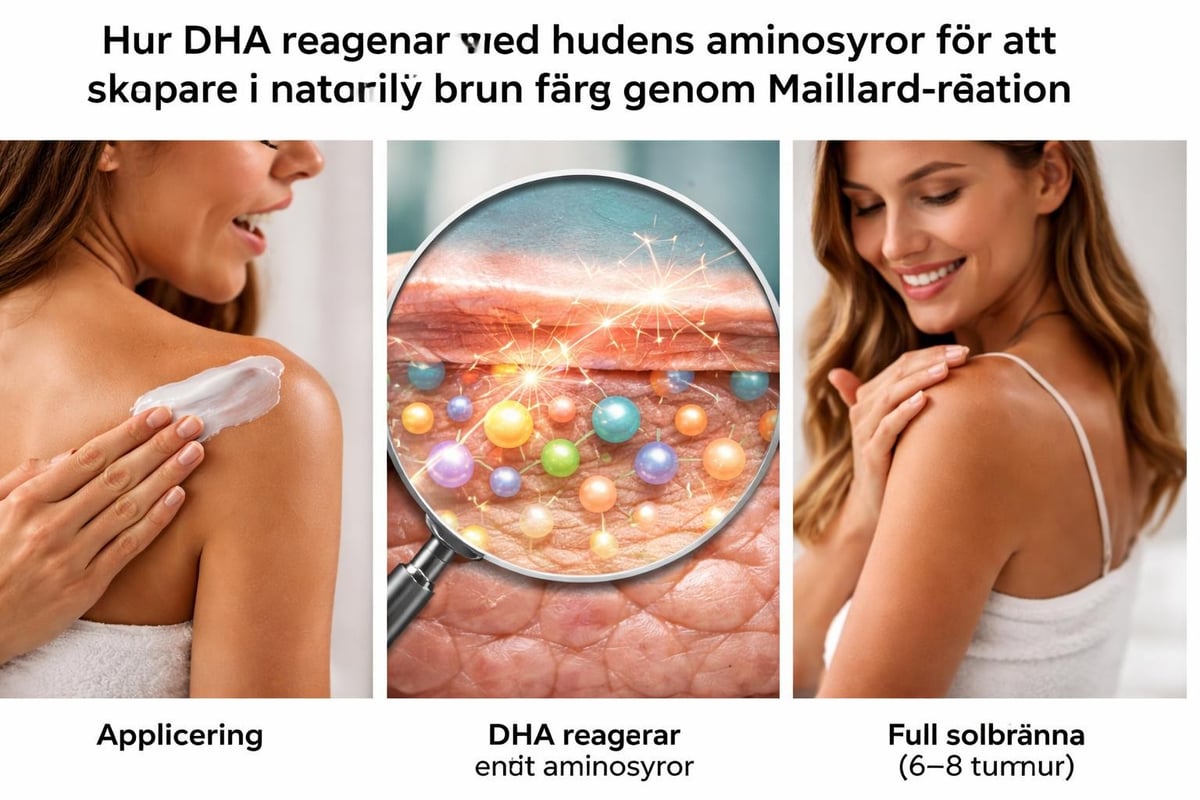 DHA-reaktion med aminosyror