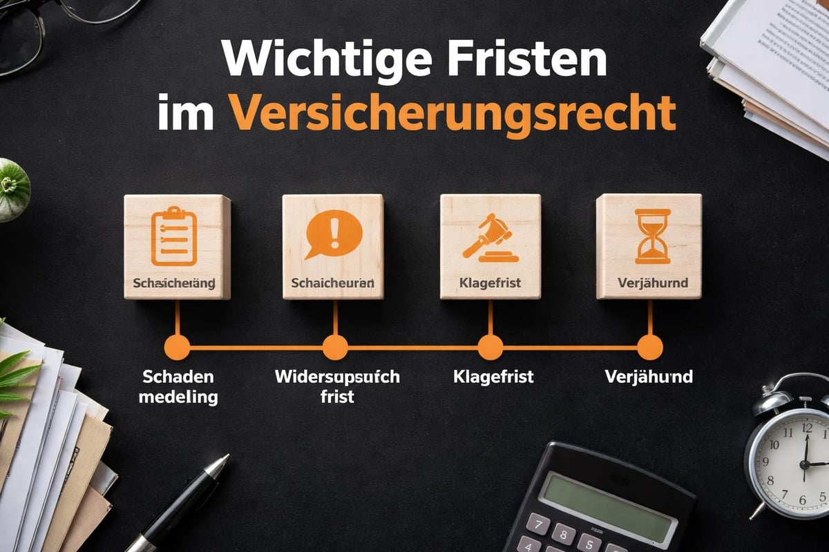 Versicherungsrechtliche Fristen