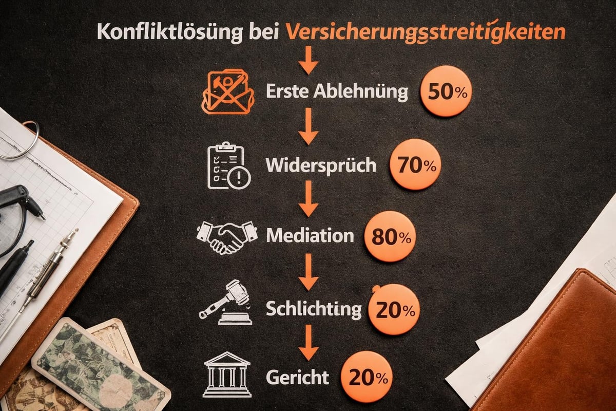 Versicherungsstreit Lösungswege