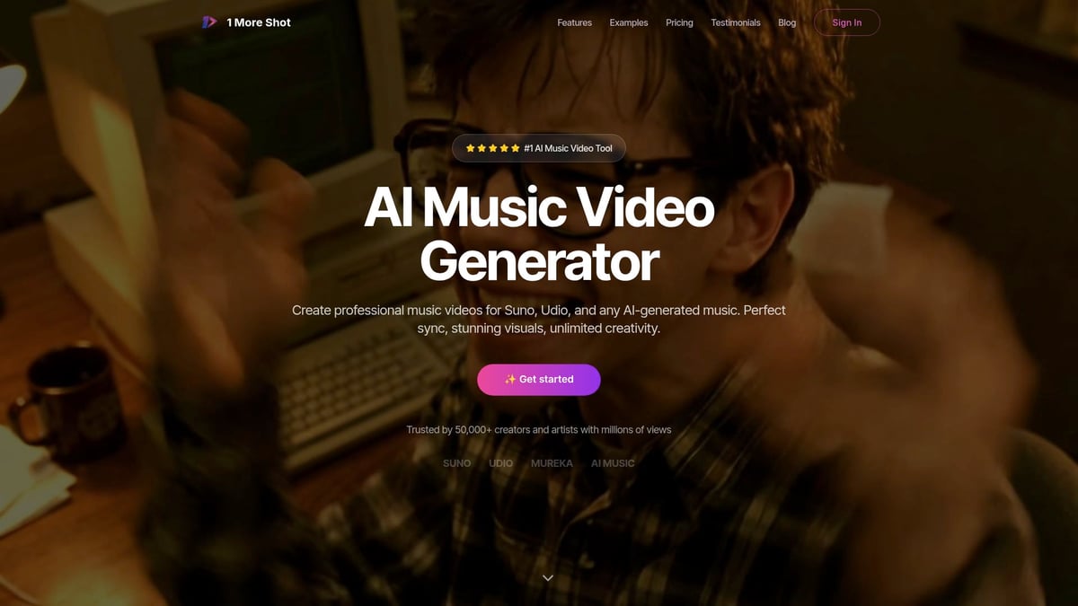 7 Game-Changing Music Video Maker AI Tools for 2025 - 1 More Shot