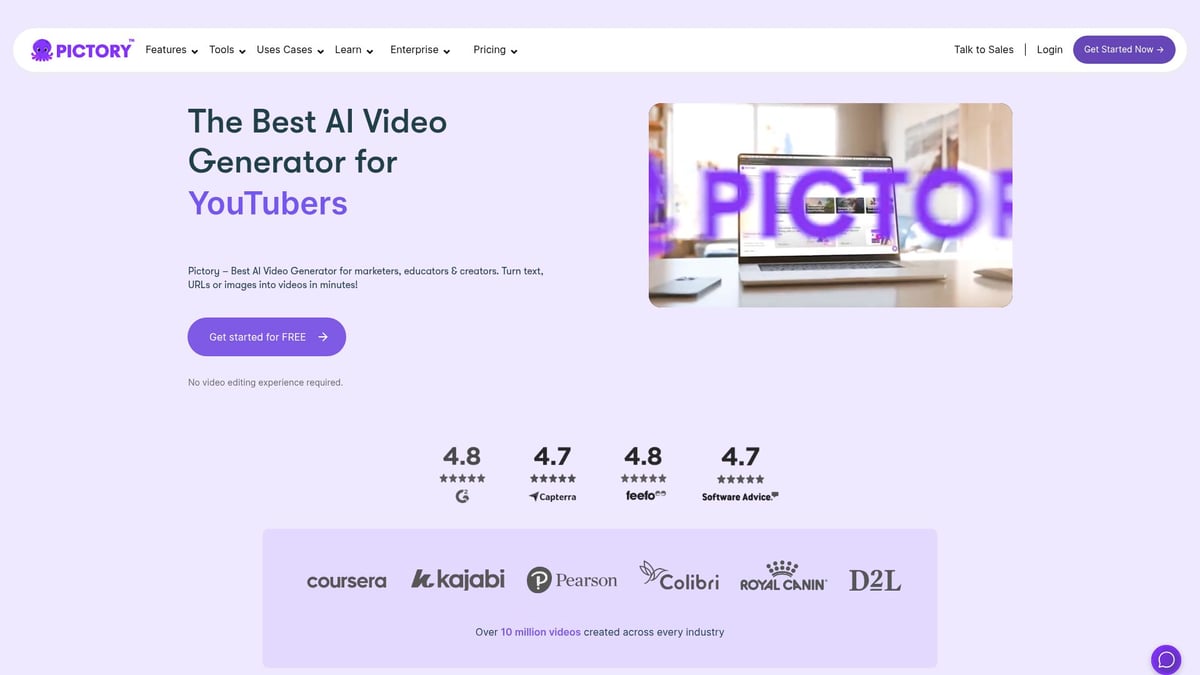 7 Game-Changing Music Video Maker AI Tools for 2025 - Pictory