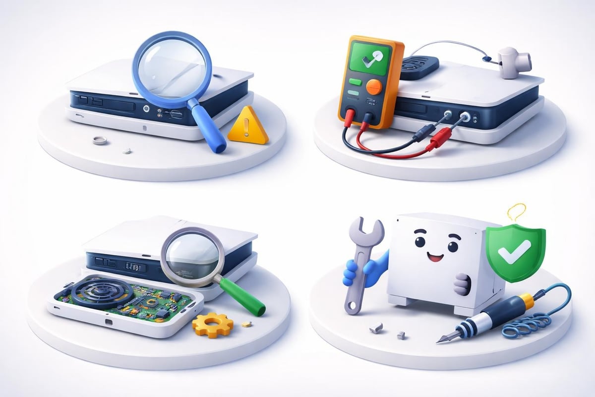 Console repair workflow