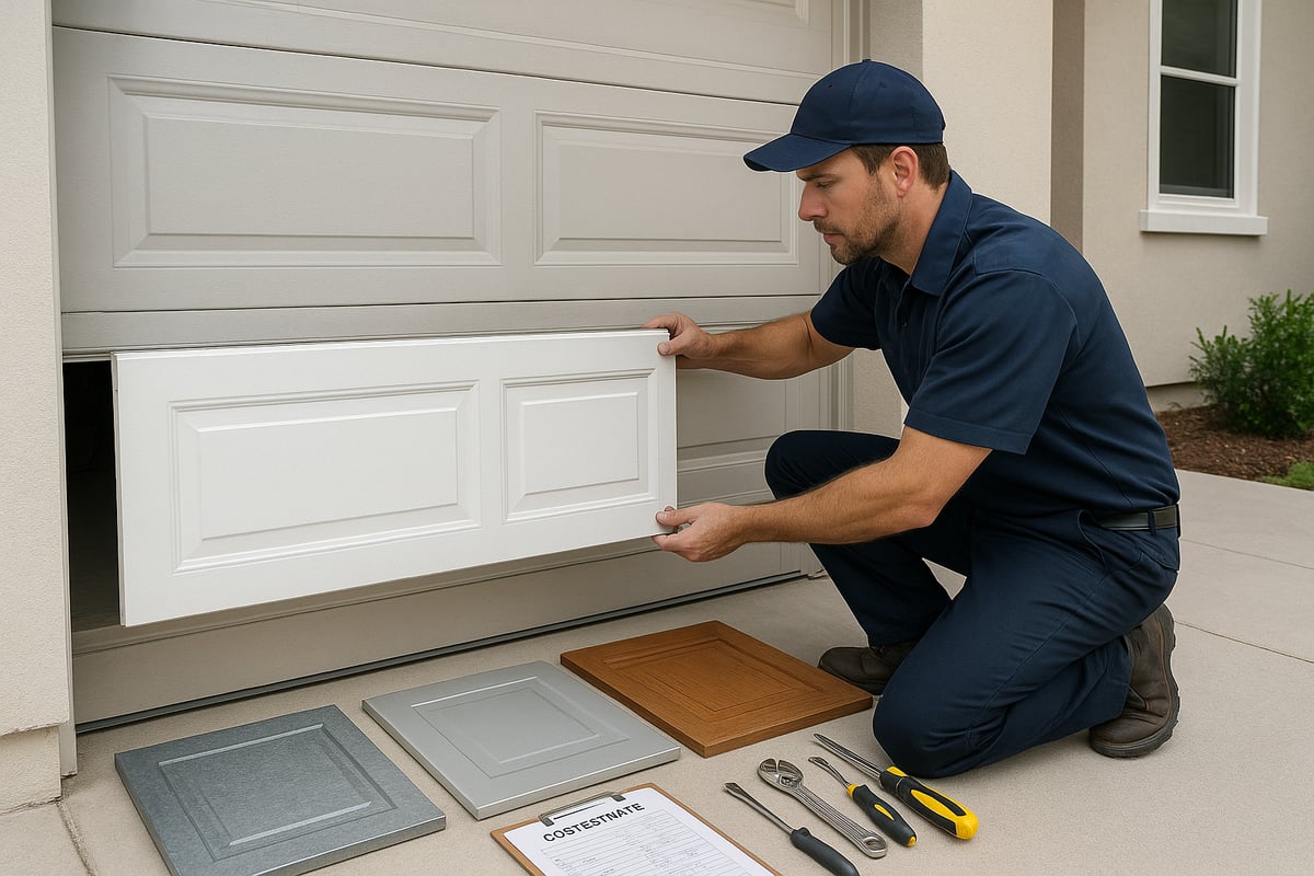 Garage Door Panel Replacement Costs in 2026