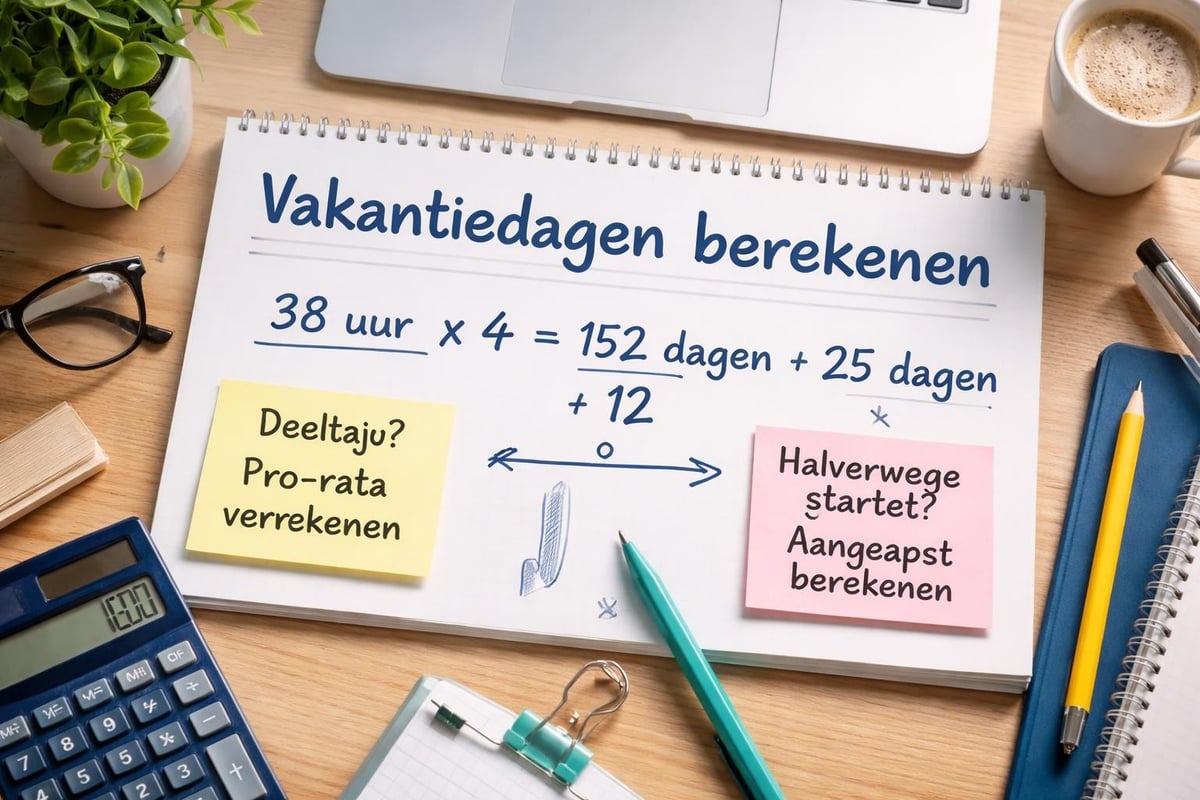 Wettelijke vakantiedagen berekening