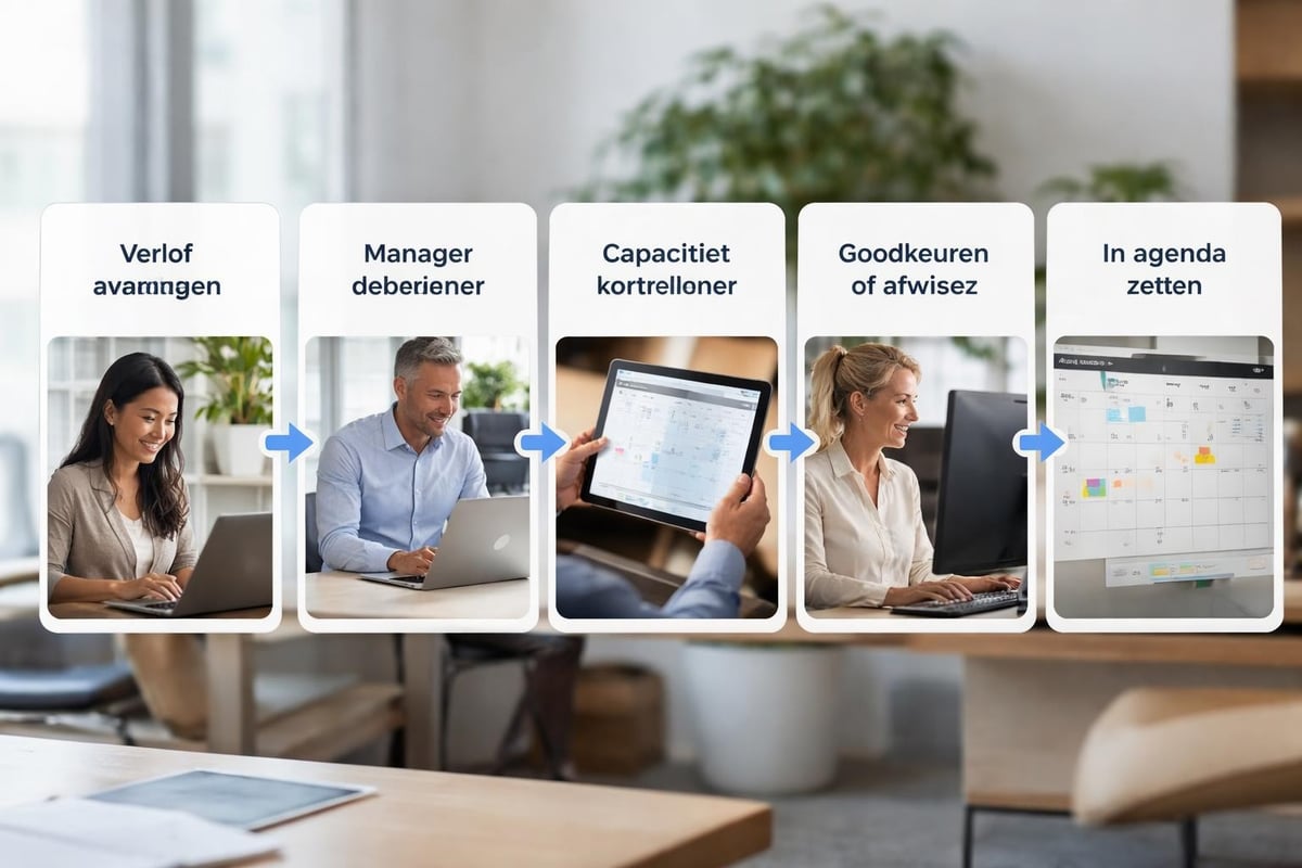 Verlofaanvraag goedkeuringsproces