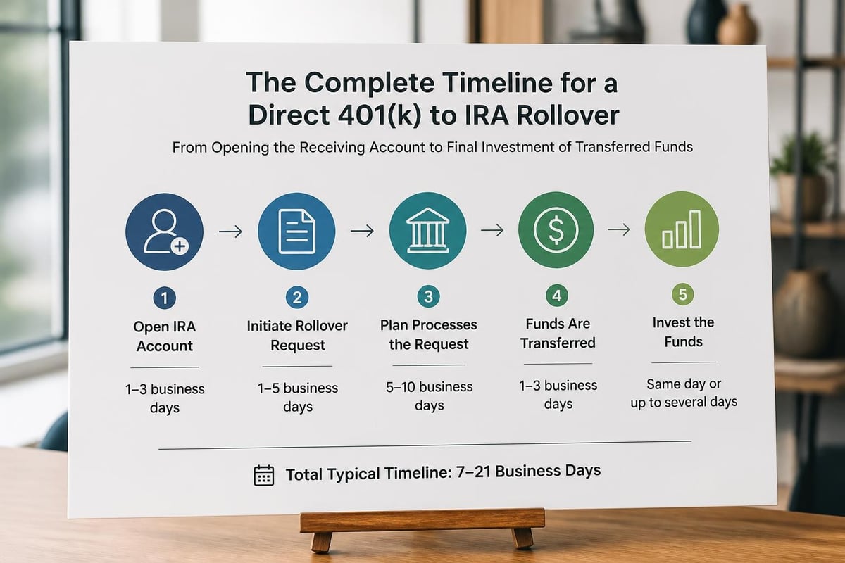 401k to IRA rollover timeline