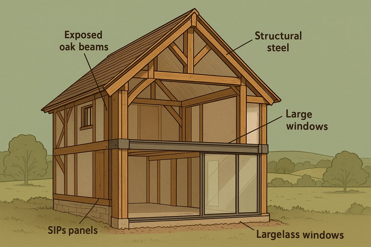 Understanding Timber Frame Hybrid Houses