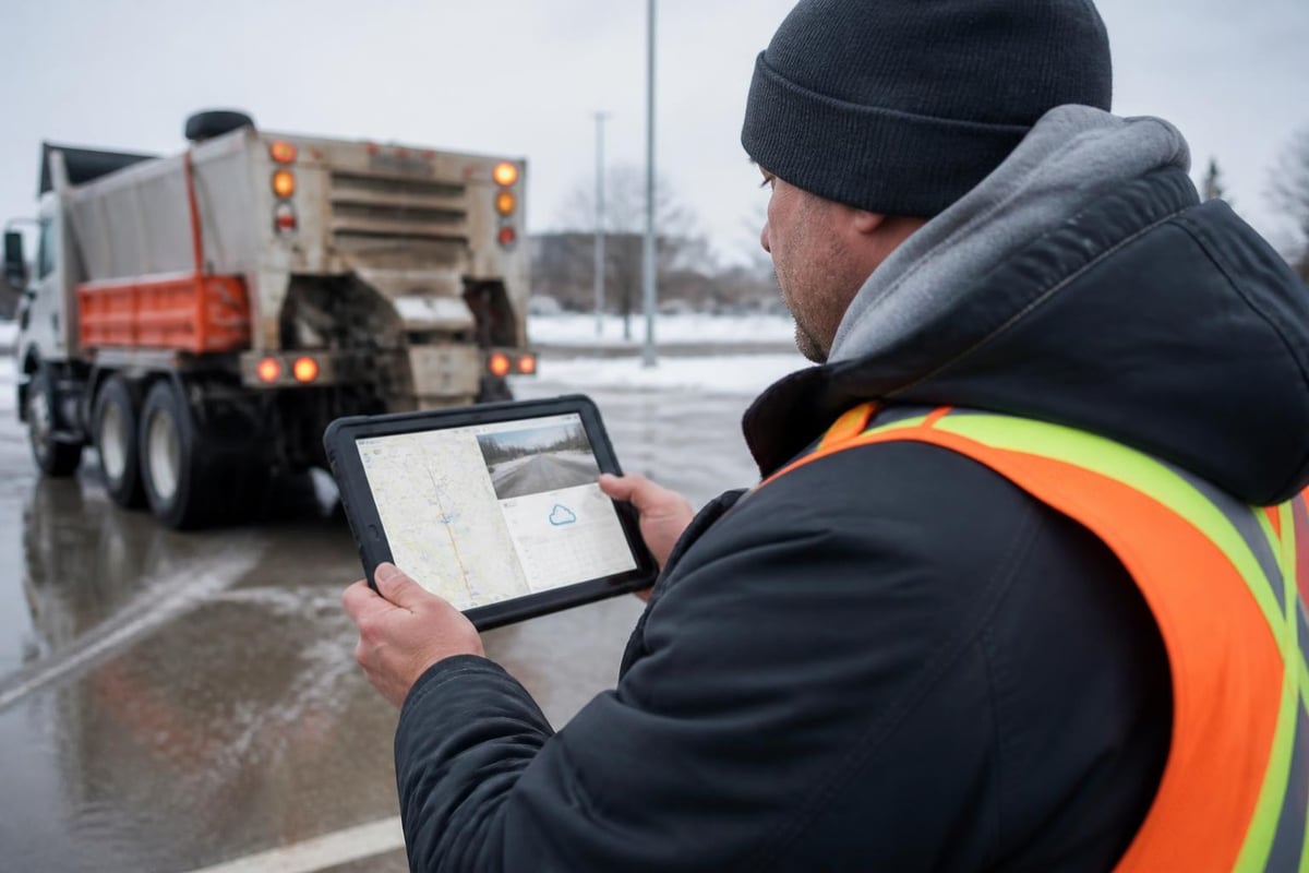 Snow removal documentation process