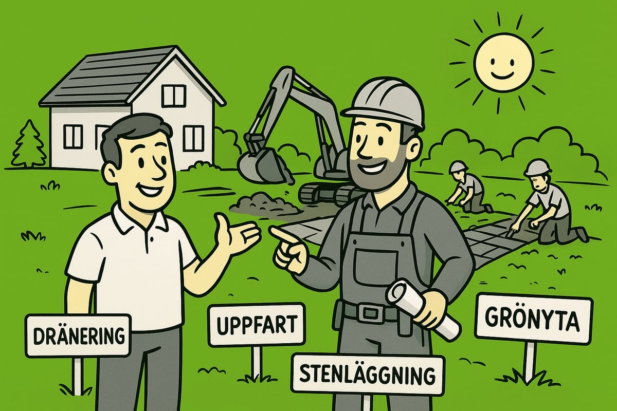 Vanliga markarbetstjänster i Mölndal: Vad ingår och vad bör du välja?