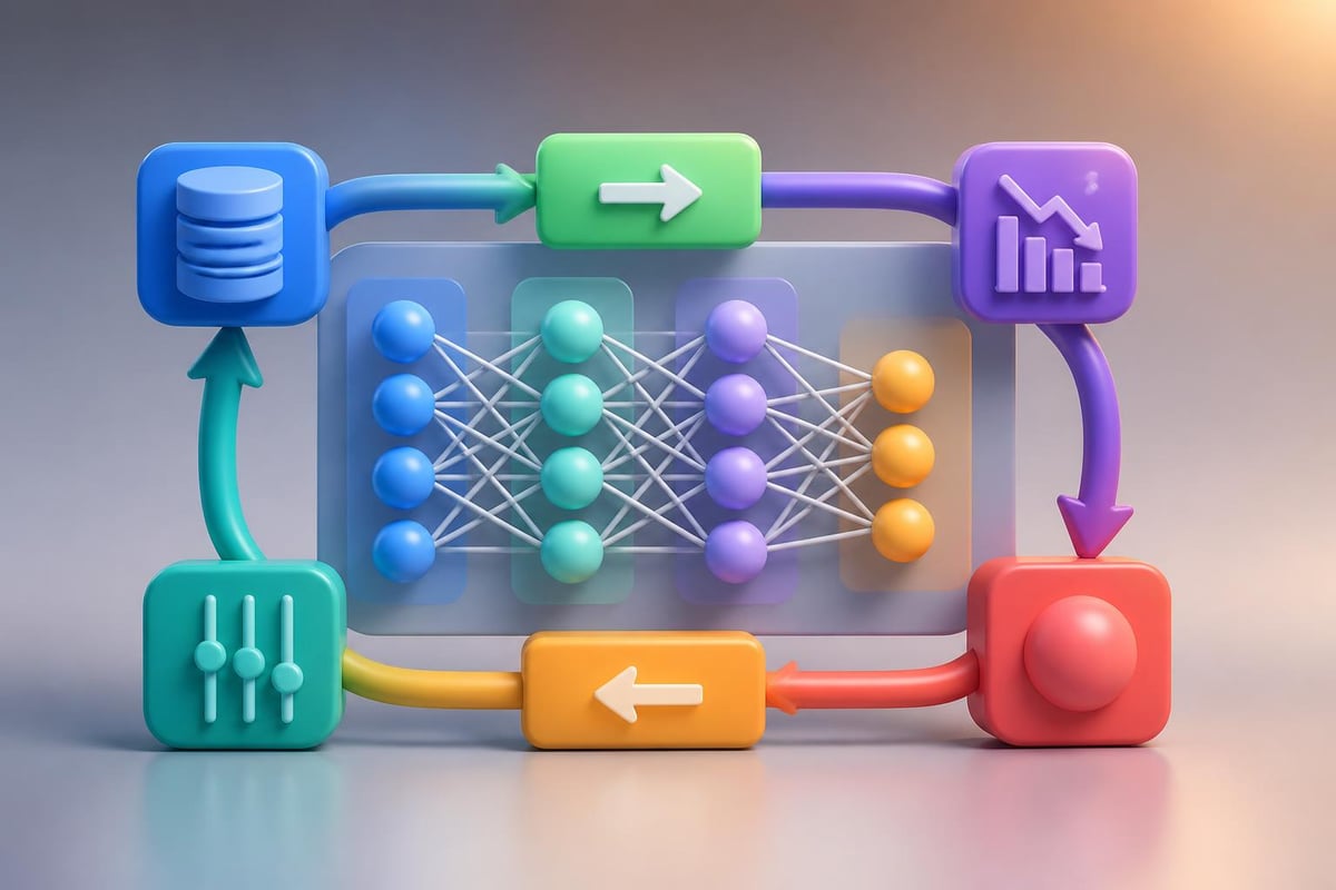 Neural network training process