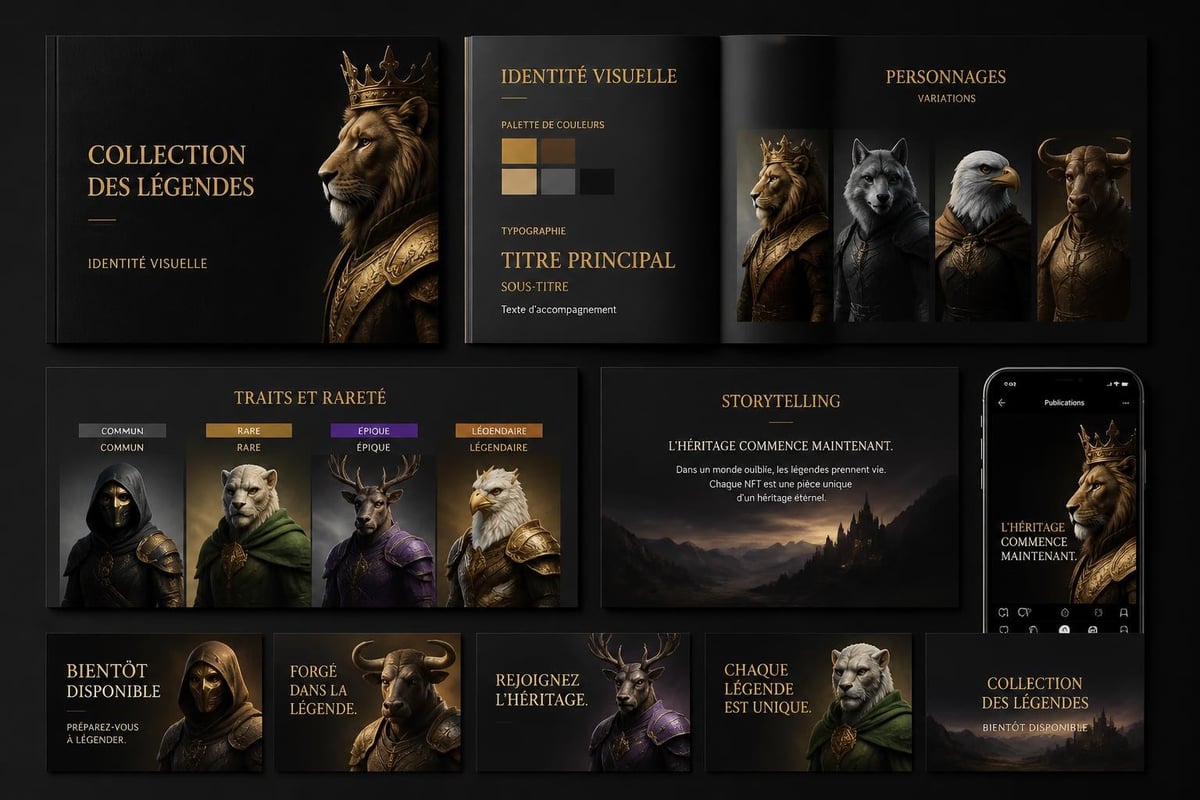 NFT project visual identity