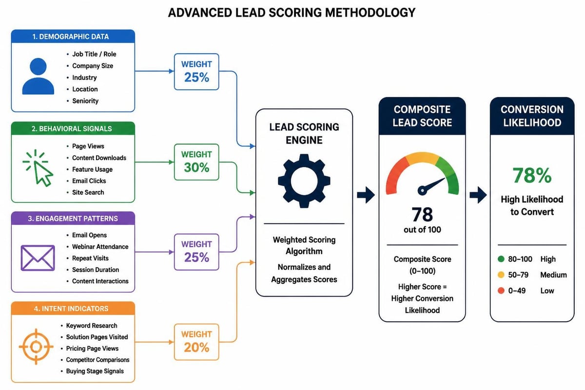 Lead scoring system