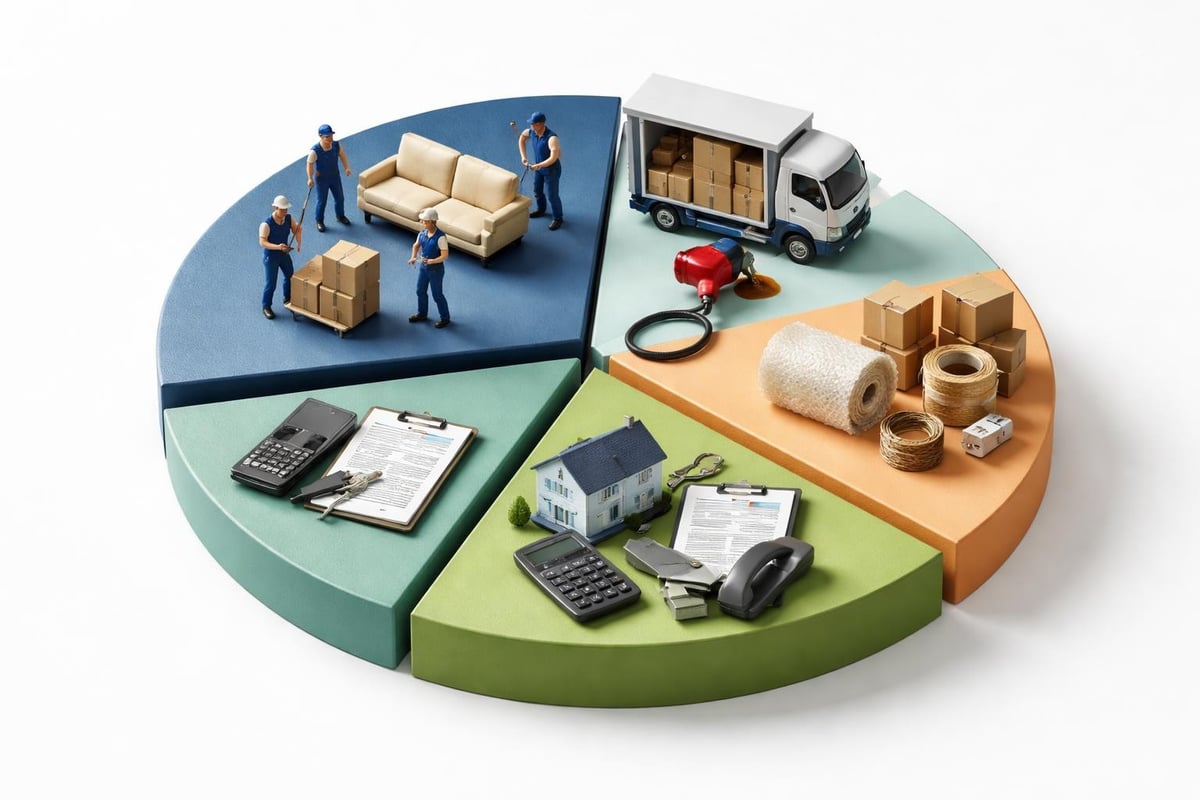 Moving cost breakdown