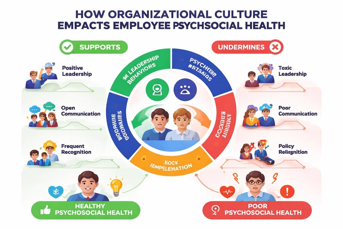 Workplace culture and psychosocial health
