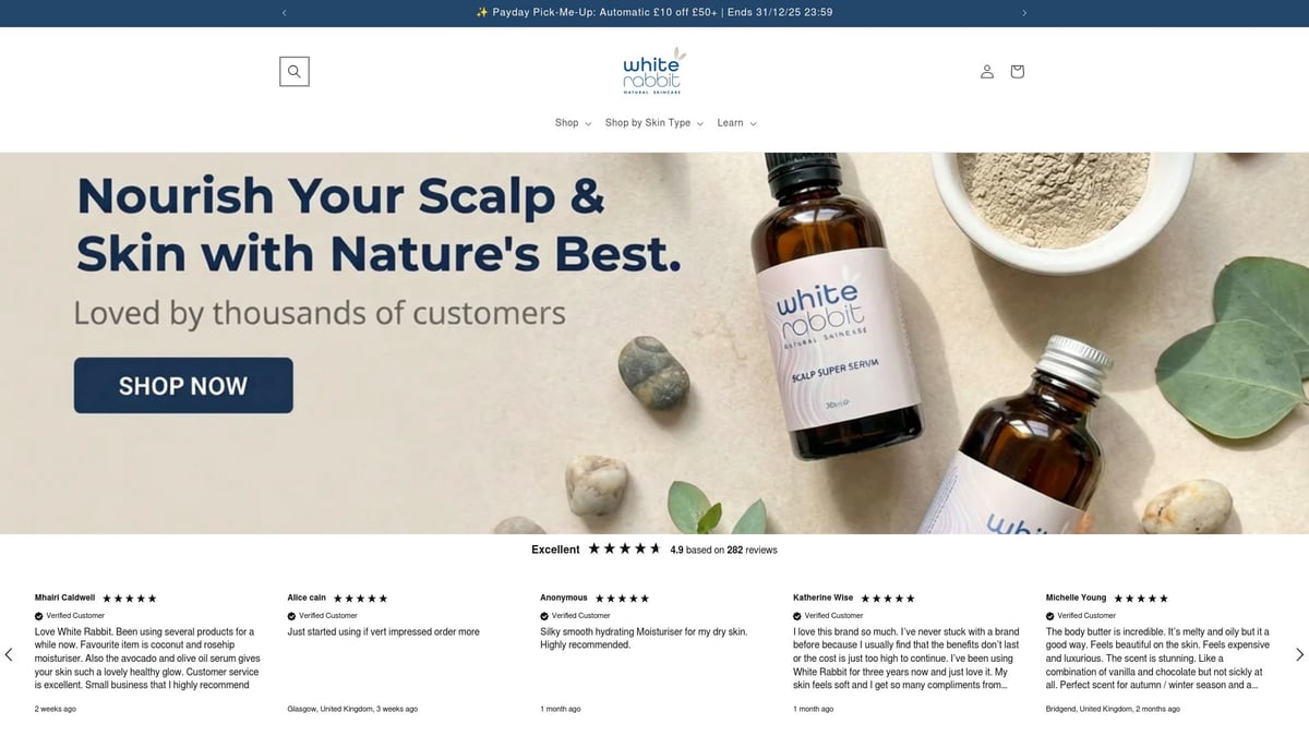 9 Essential Beauty Products Skin Lovers Need in 2026 - White Rabbit Skincare Coconut & Rosehip Calming Cream