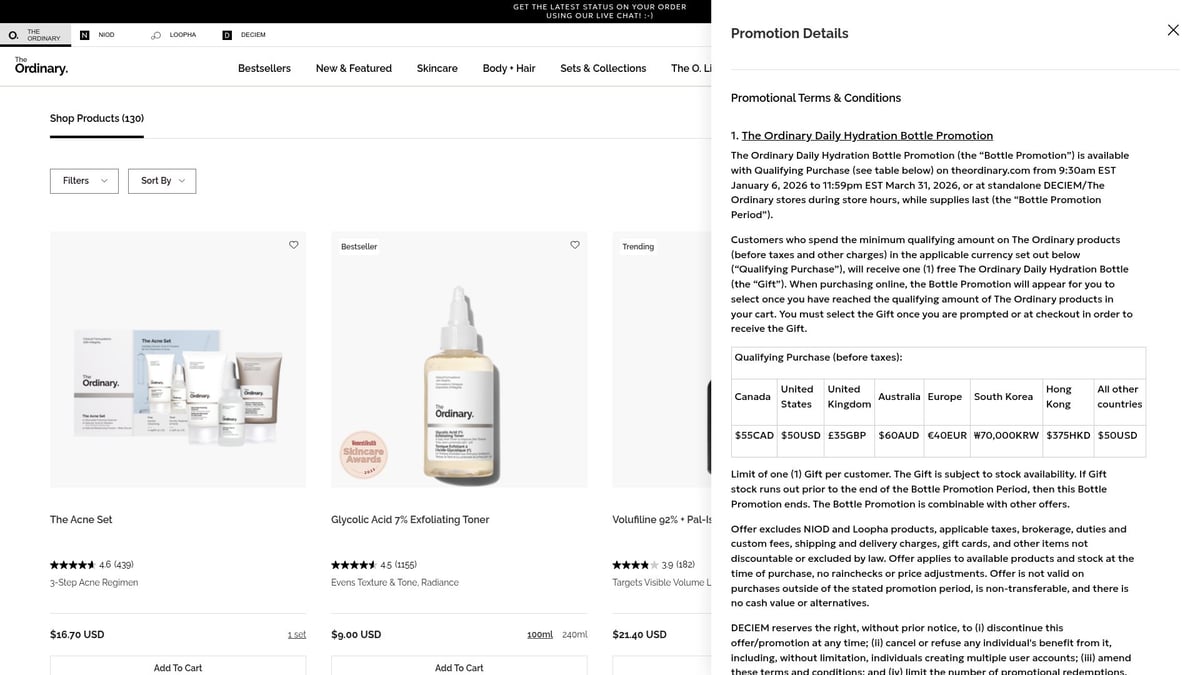 9 Essential Beauty Products Skin Lovers Need in 2026 - The Ordinary Multi-Peptide + HA Serum