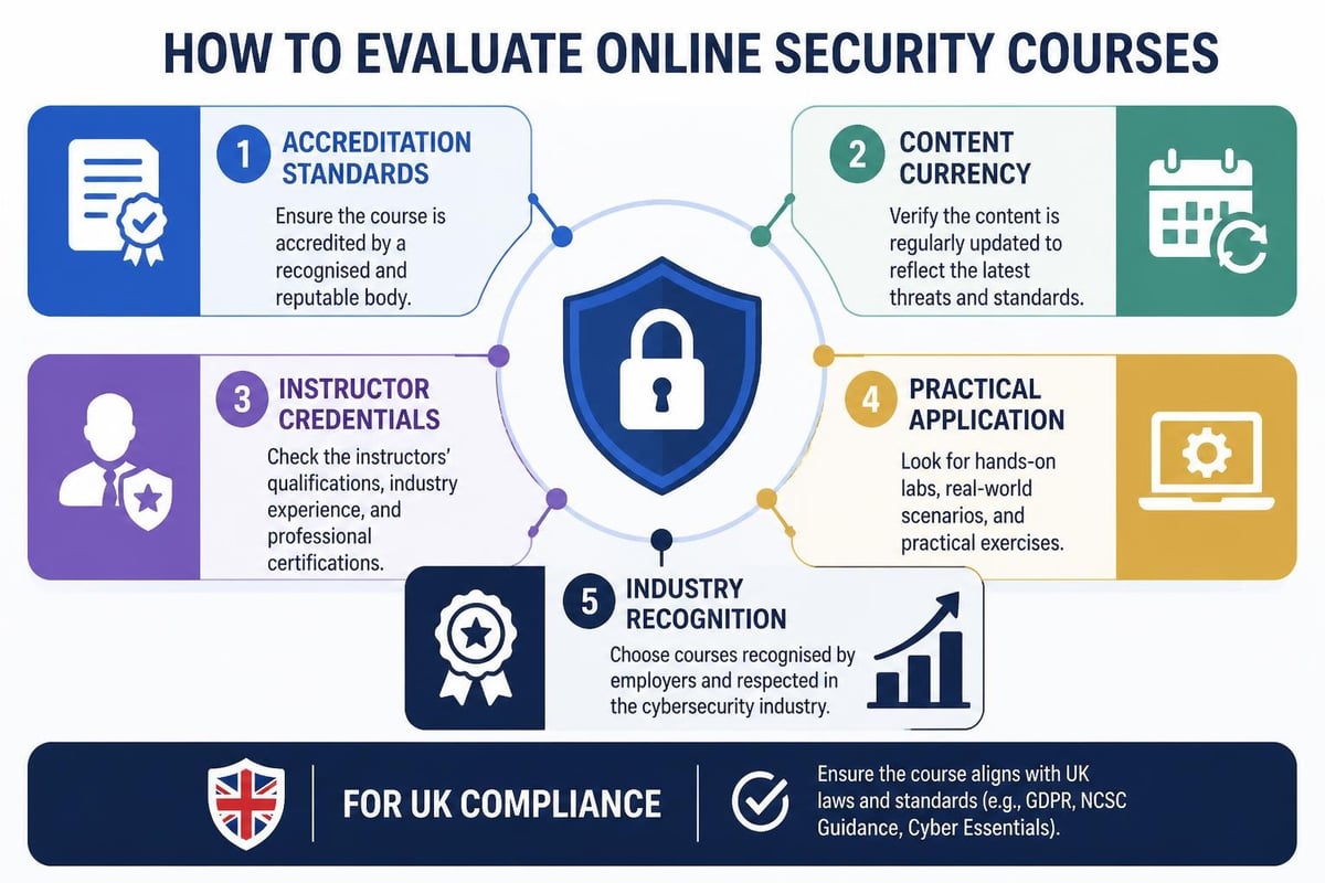 Selecting security courses