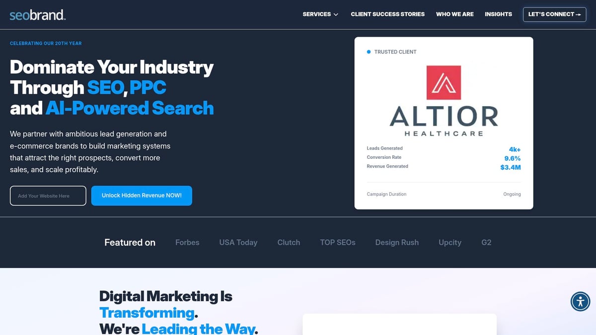 Top 9 Essential Search Engine Optimization Companies in 2026 - SEO Brand
