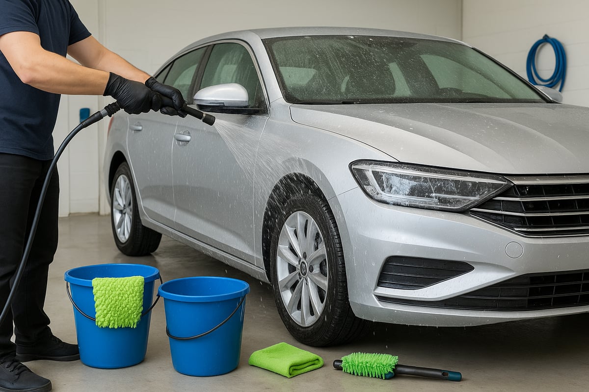 Passo a Passo: Como Lavar o Carro Corretamente em 2025