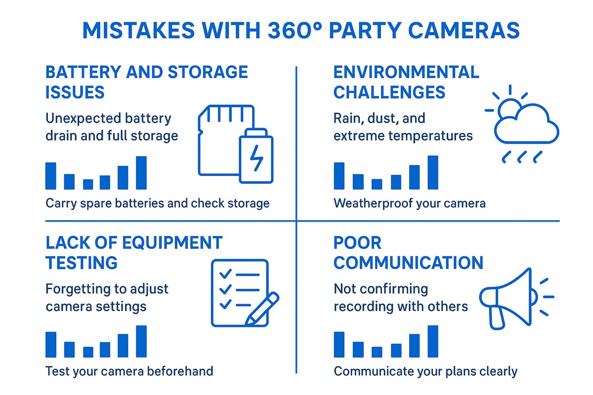 Common Mistakes to Avoid with 360 Party Cameras
