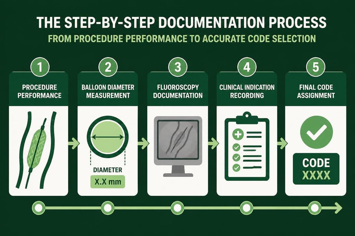 Documentation workflow for EGD with dilation coding