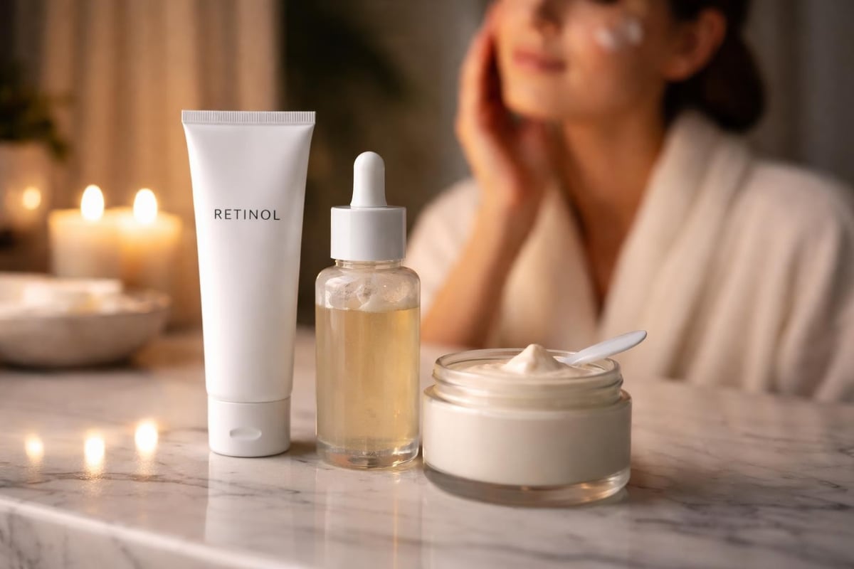 Evening skincare treatments