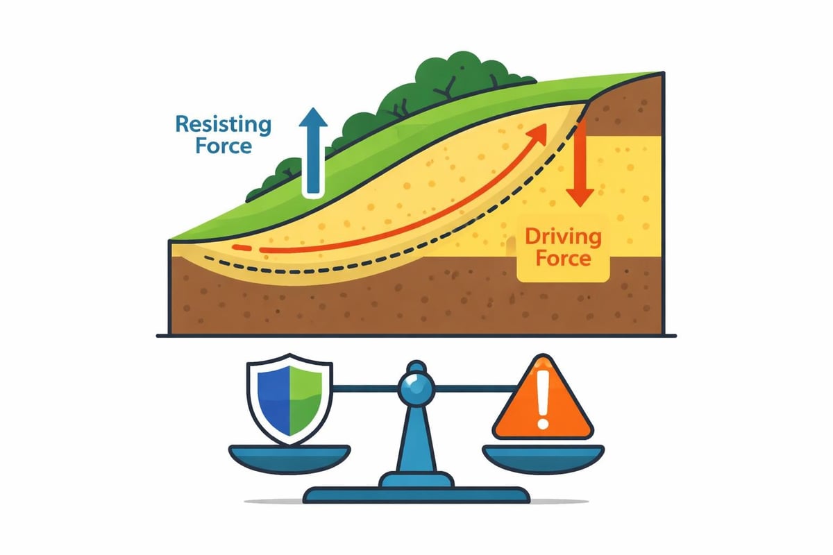 Geotechnical factor of safety application