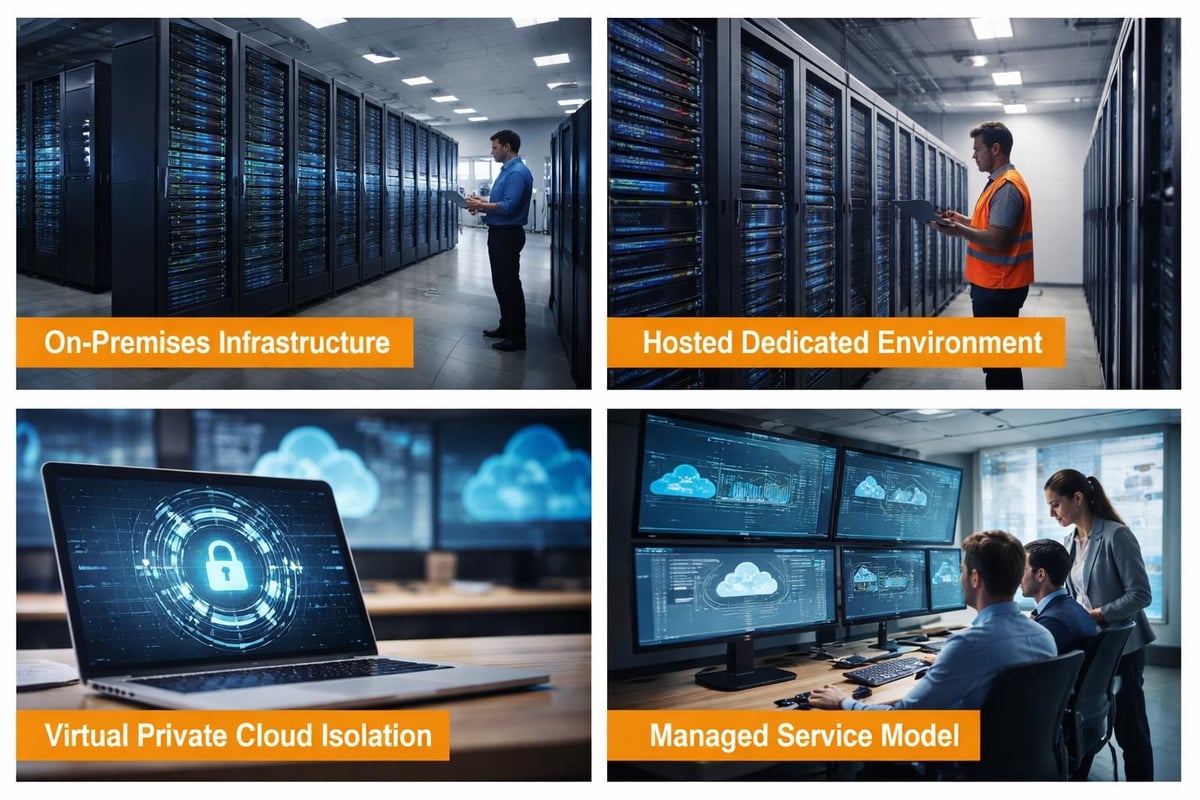 Private cloud deployment models