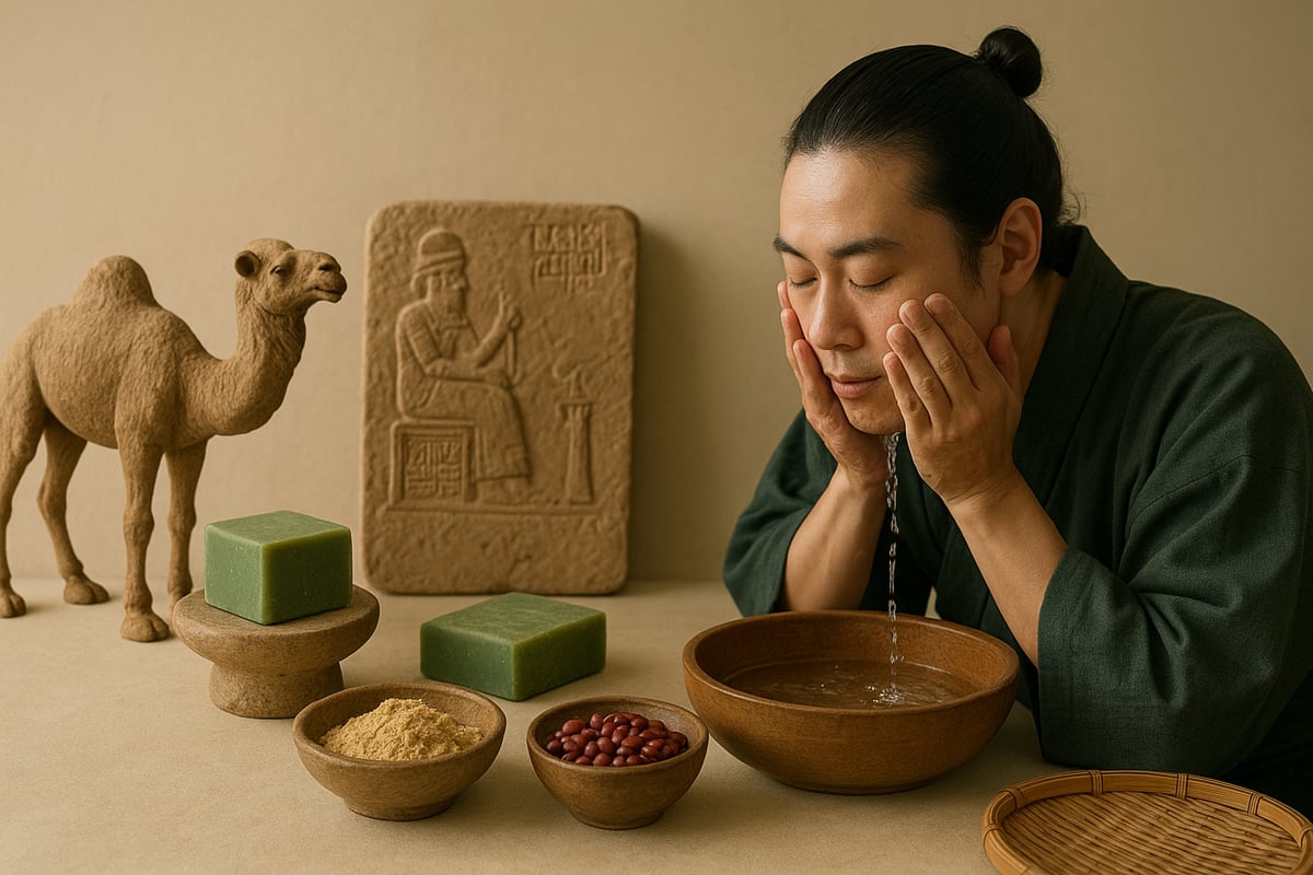 洗顔石鹸の起源と古代の洗顔文化