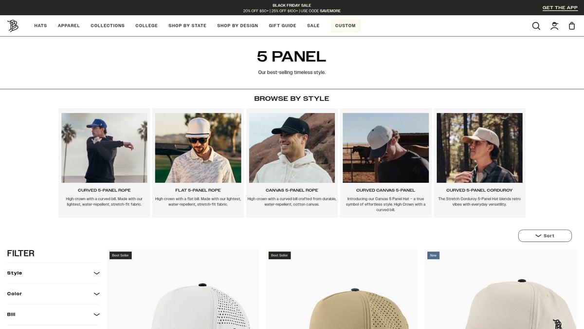 7 Cool Hats Trucker Hats to Elevate Your Style in 2025 - Orion Curved 5 Panel Rope Hat