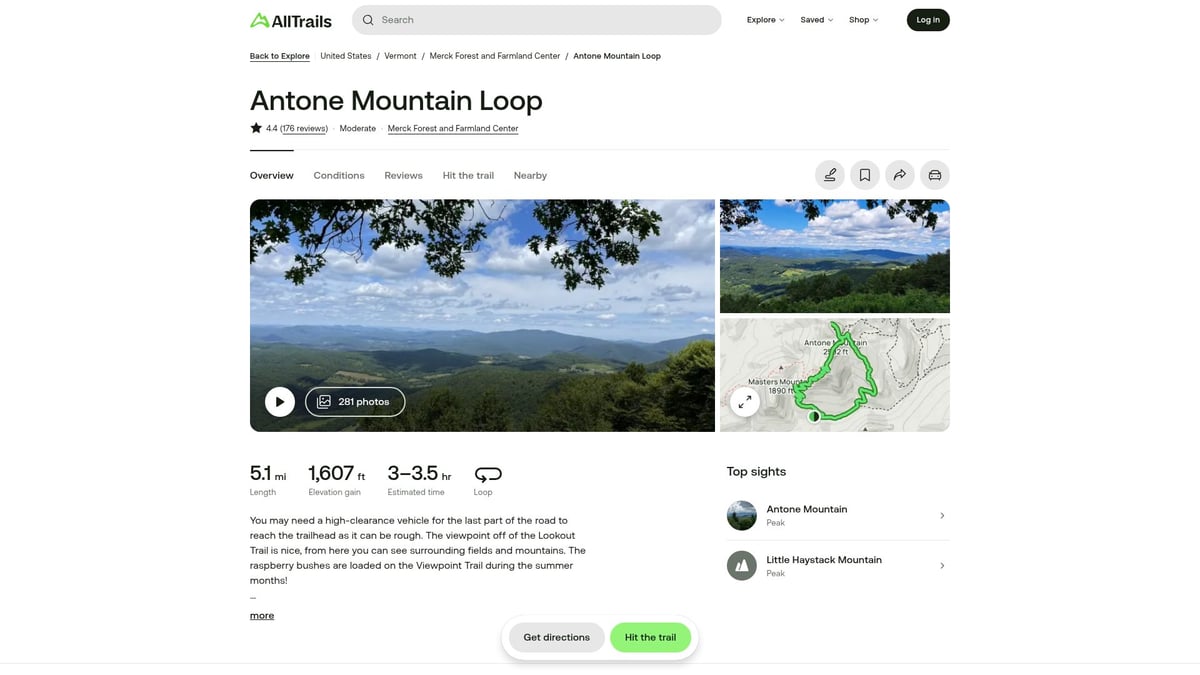 10 Best Hikes in Vermont for Scenic Adventures 2025 - Antone Mountain Loop – Merck Forest, Rupert