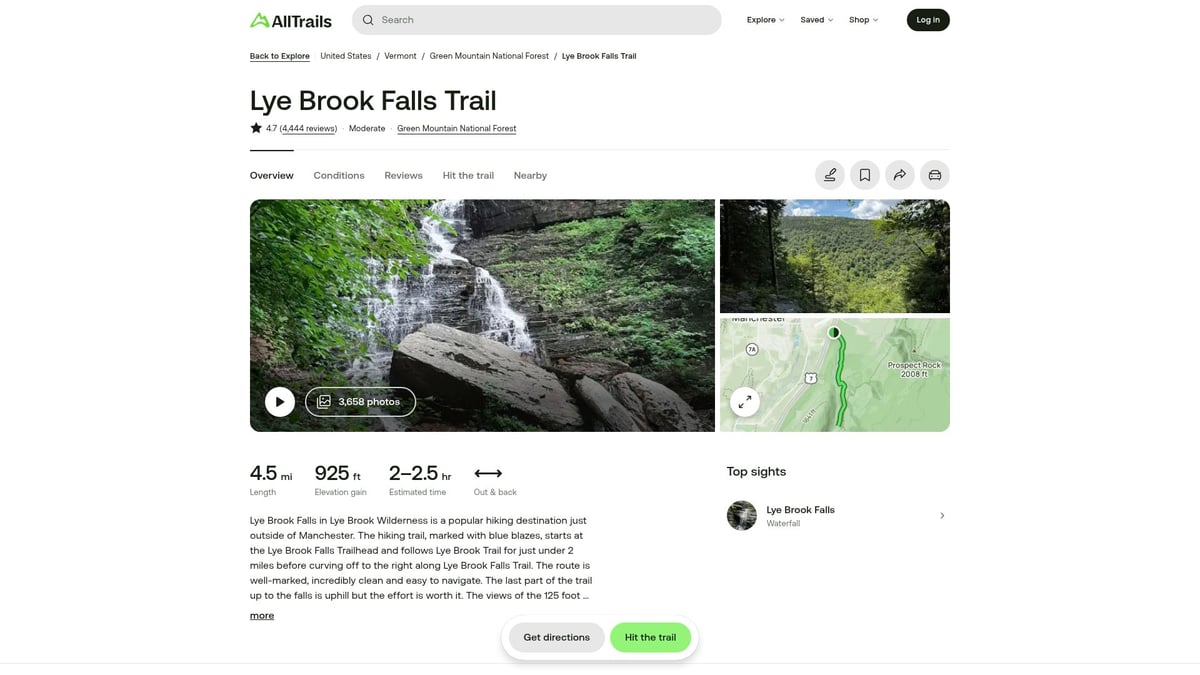 10 Best Hikes in Vermont for Scenic Adventures 2025 - Lye Brook Falls – Manchester