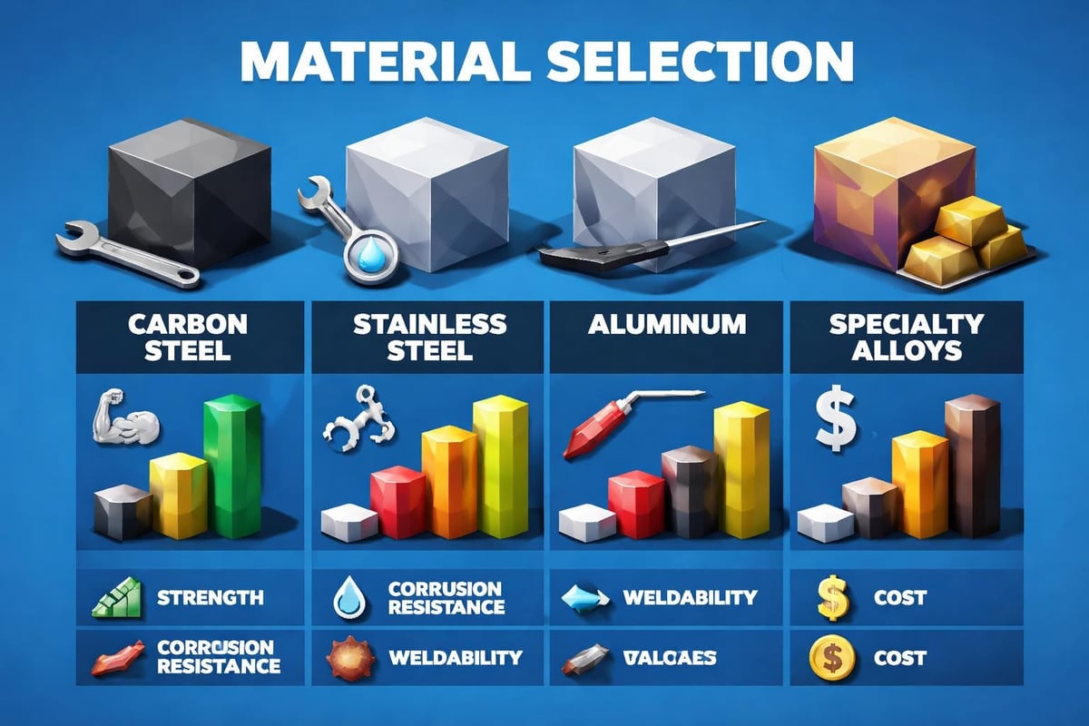 Fabrication material properties