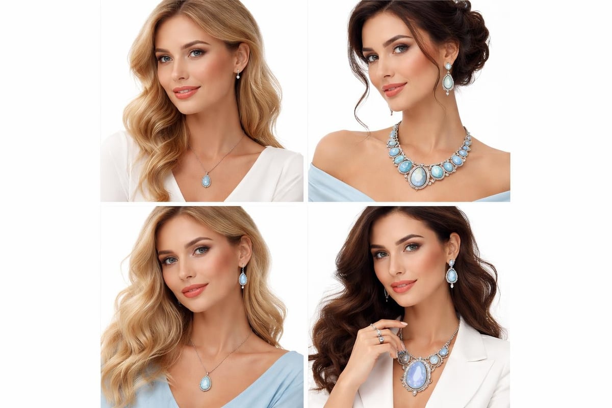 Larimar jewelry proportions