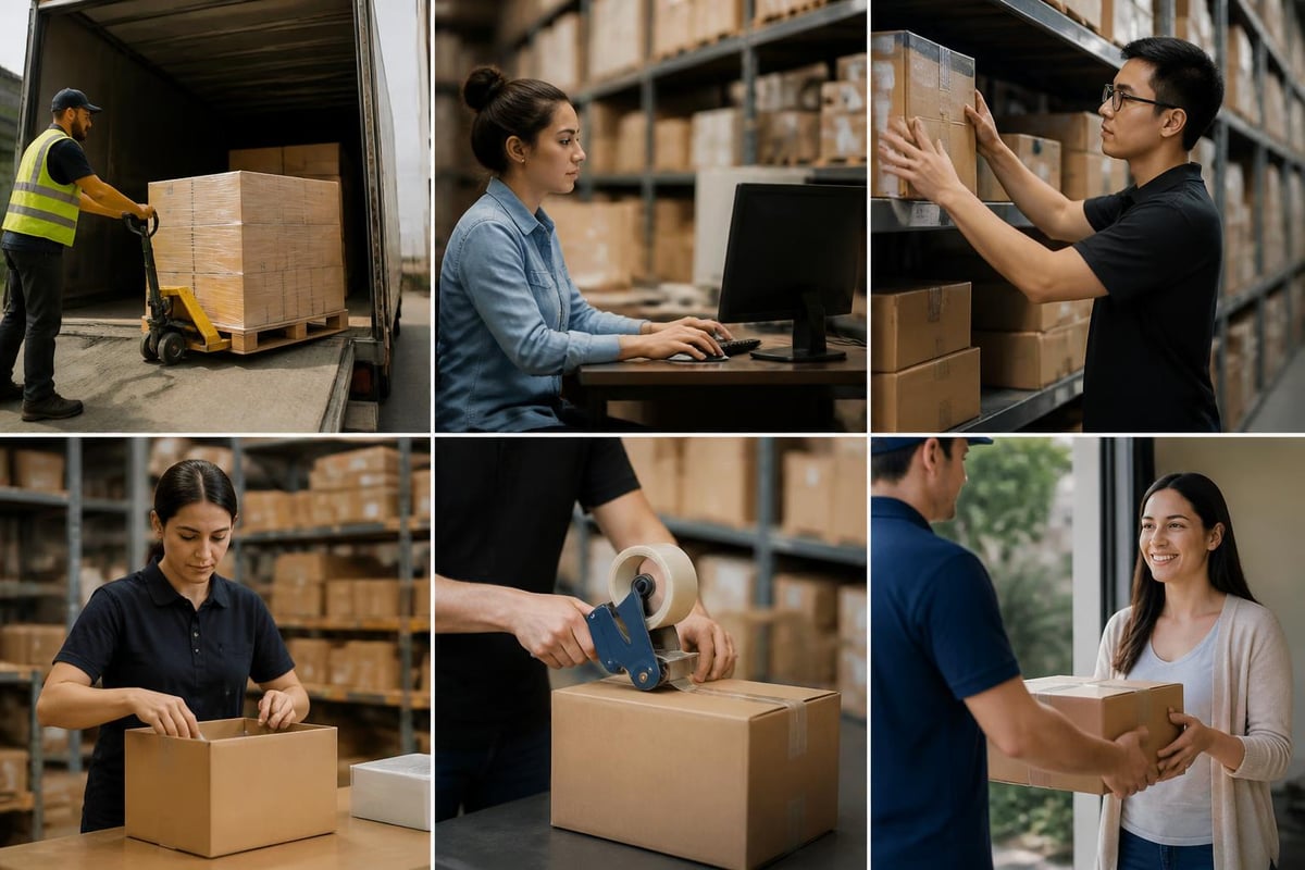 Ecommerce fulfillment workflow stages