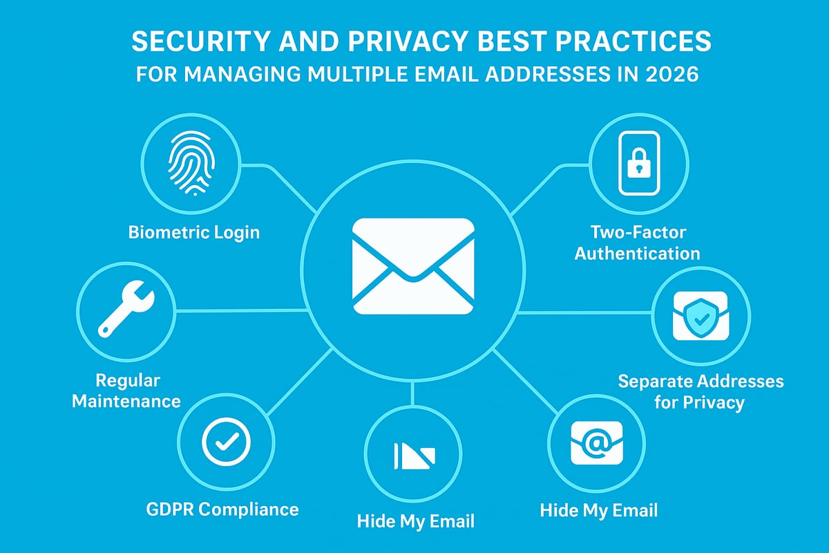 Security, Privacy, and Best Practices When Adding Email Addresses