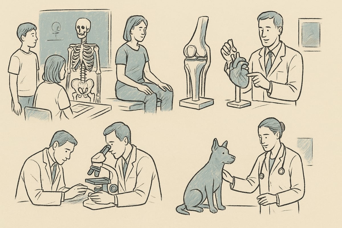 Anvendelsesområder for Anatomimodeller