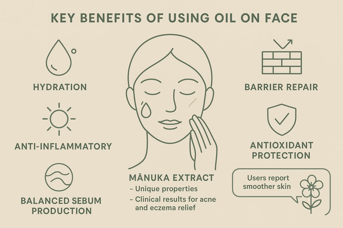 Key Benefits of Using Oils on the Face