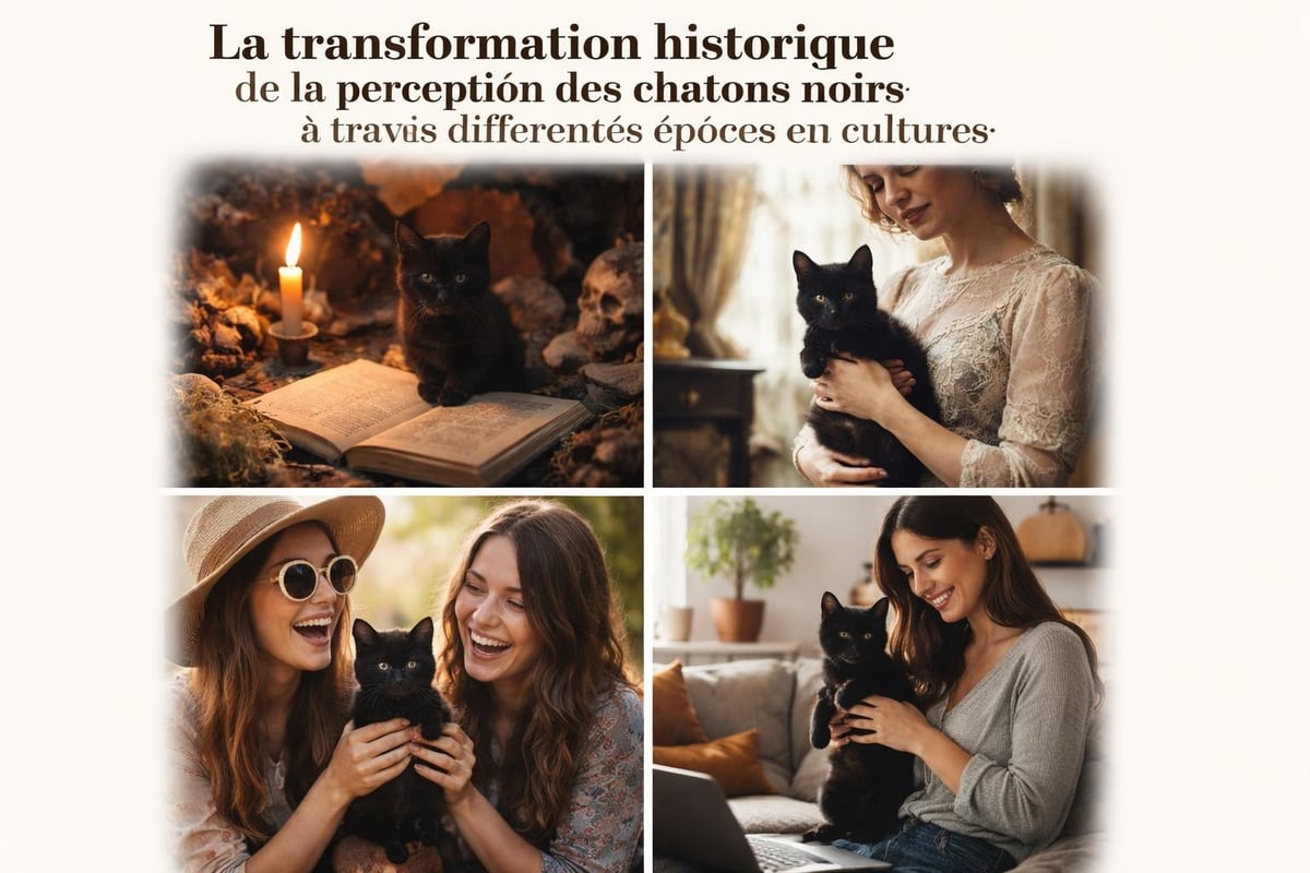Pawtounes - Un Chaton Noir : Guide Complet pour l'Adopter en 2026 - Évolution des croyances sur les chatons noirs