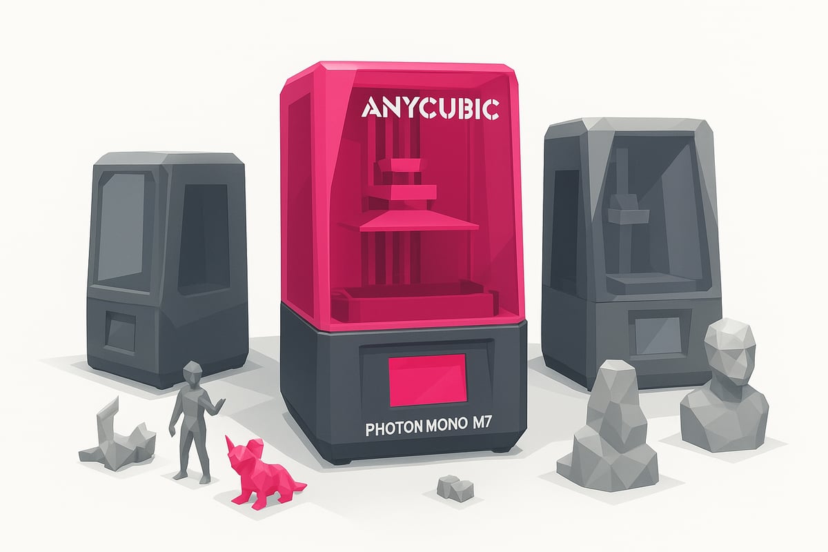 Comparativa: Anycubic Photon Mono M7 vs Otras Impresoras 3D de Resina 2025