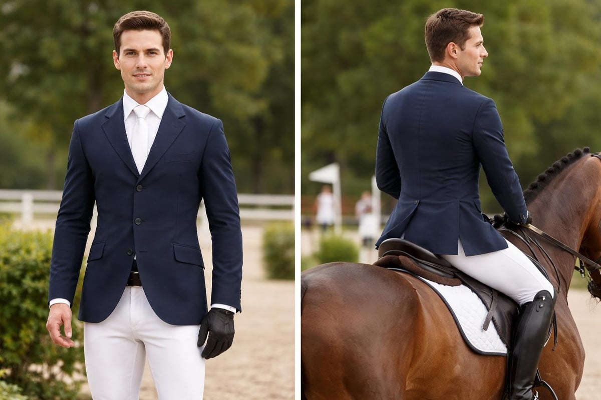 Horse show jacket fitting guide