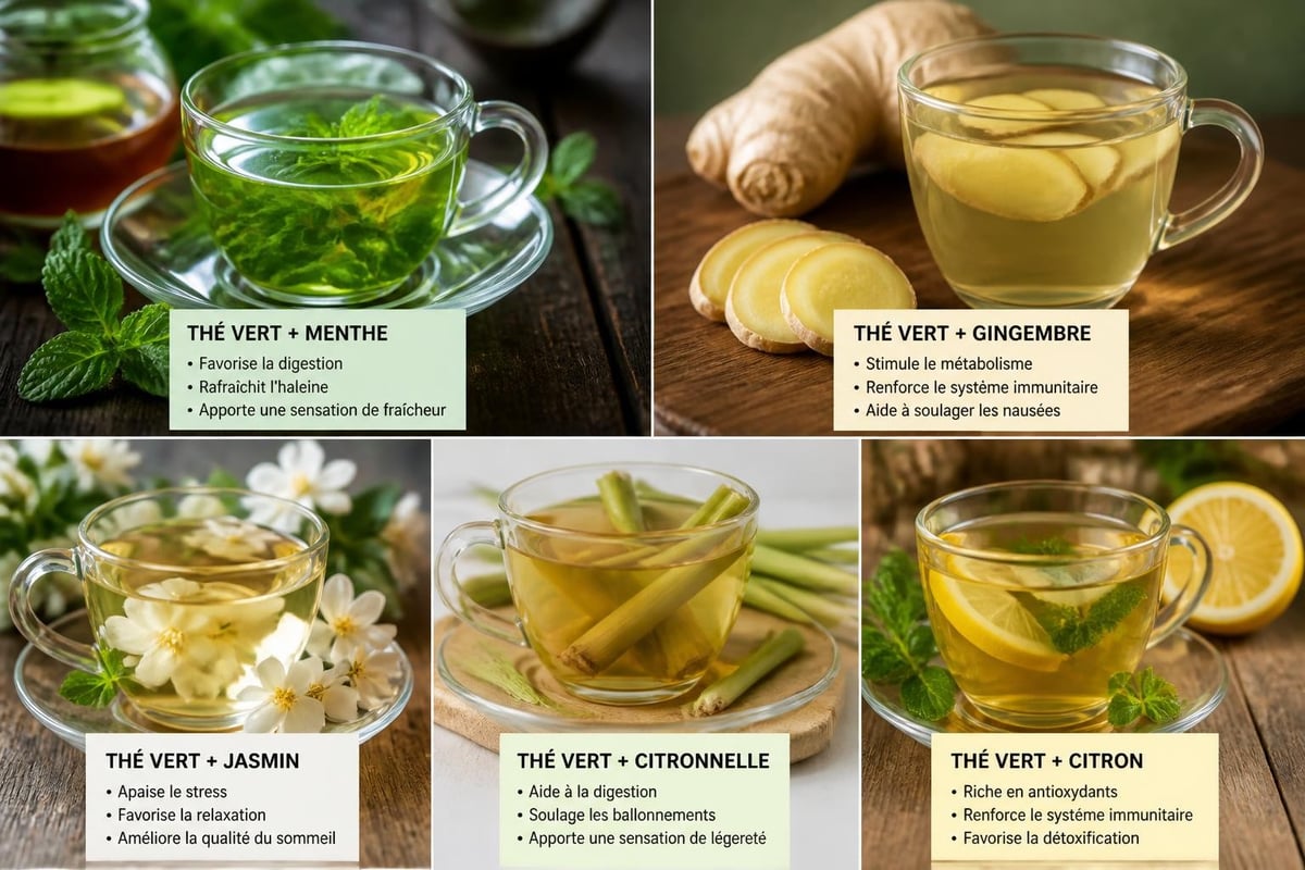 Mélanges tisane verte